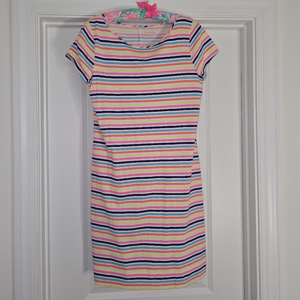 Lilly Pulitzer Colorful Striped Mini Dress